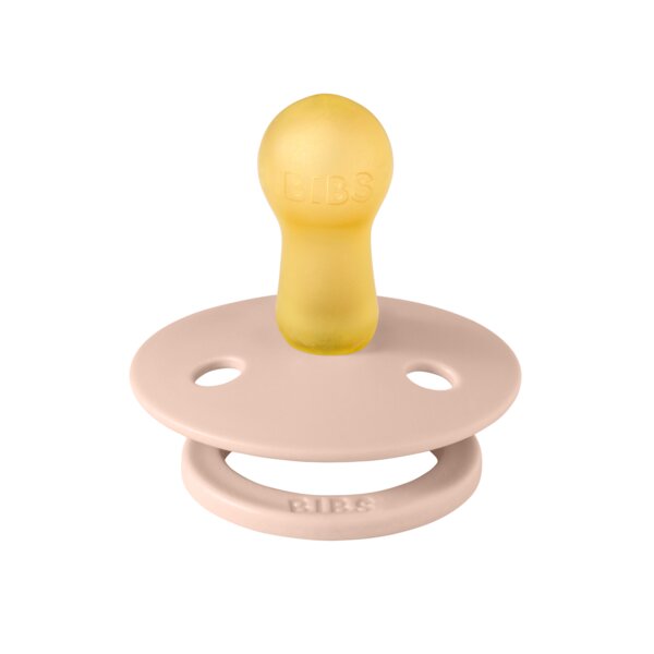 BIBS Suzeta Colour Latex tetina rotunda 6 luni + Blush