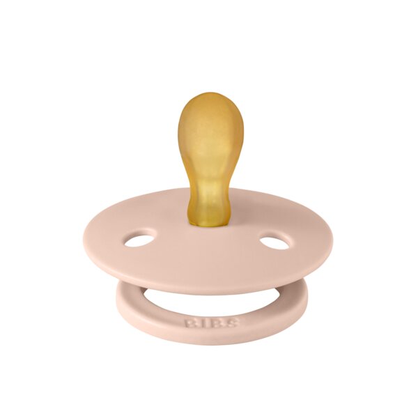BIBS Suzeta Colour Latex tetina simetrica 0 luni + Blush