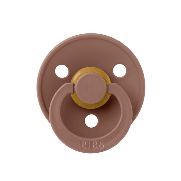 BIBS Suzeta Colour Latex tetina simetrica 0 luni + Woodchuck
