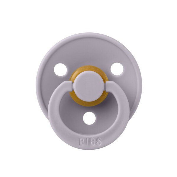 BIBS Suzeta Colour Latex tetina simetrica 6 luni + Fossil Grey