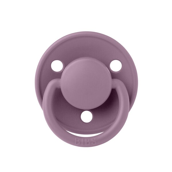 BIBS Suzeta de lux Latex tetina rotunda 6 luni+ Mauve