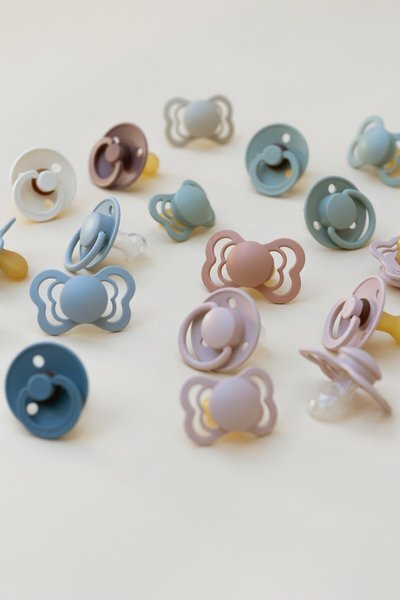 BIBS Suzeta de lux silicon tetina rotunda marime universala 0-3 ani Island Sea