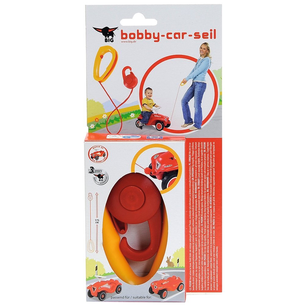BIG Funie cu carlig pentru tractare masinuta de impins Bobby Car Seil