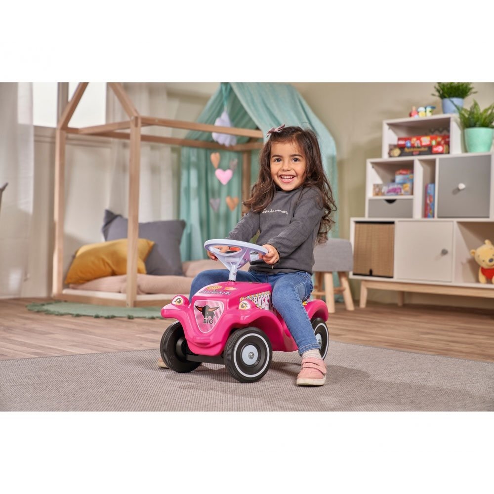BIG Masinuta copii fara pedale Bobby Car Classic Candy potrivita copiilor cu varsta peste 1 an si o greutate maxima admisa