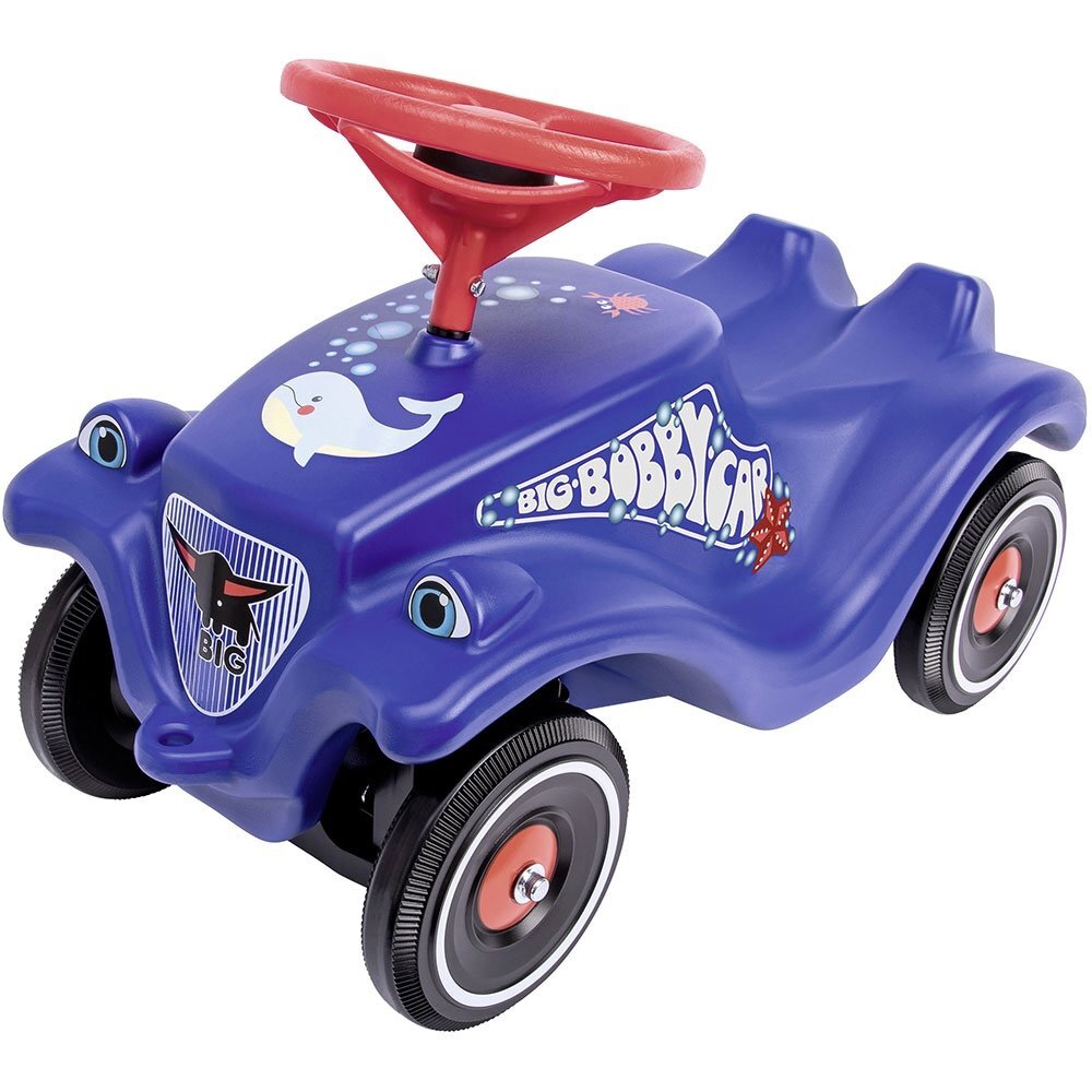 BIG Masinuta pentru copii fara pedale Bobby Car Classic Ocean de la 1-5 ani sistem de cuplaj a unei remorci in fata si in spatesezut ergonomicgreutate maxima admisa 50 kg