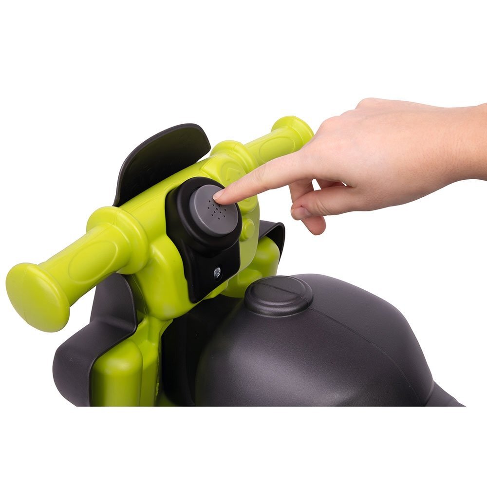 BIG Motocicleta copii fara pedale Sport Bike green cu roti late si silentioase sunete realiste de motocicleta greutate maxima admisa 25 kg