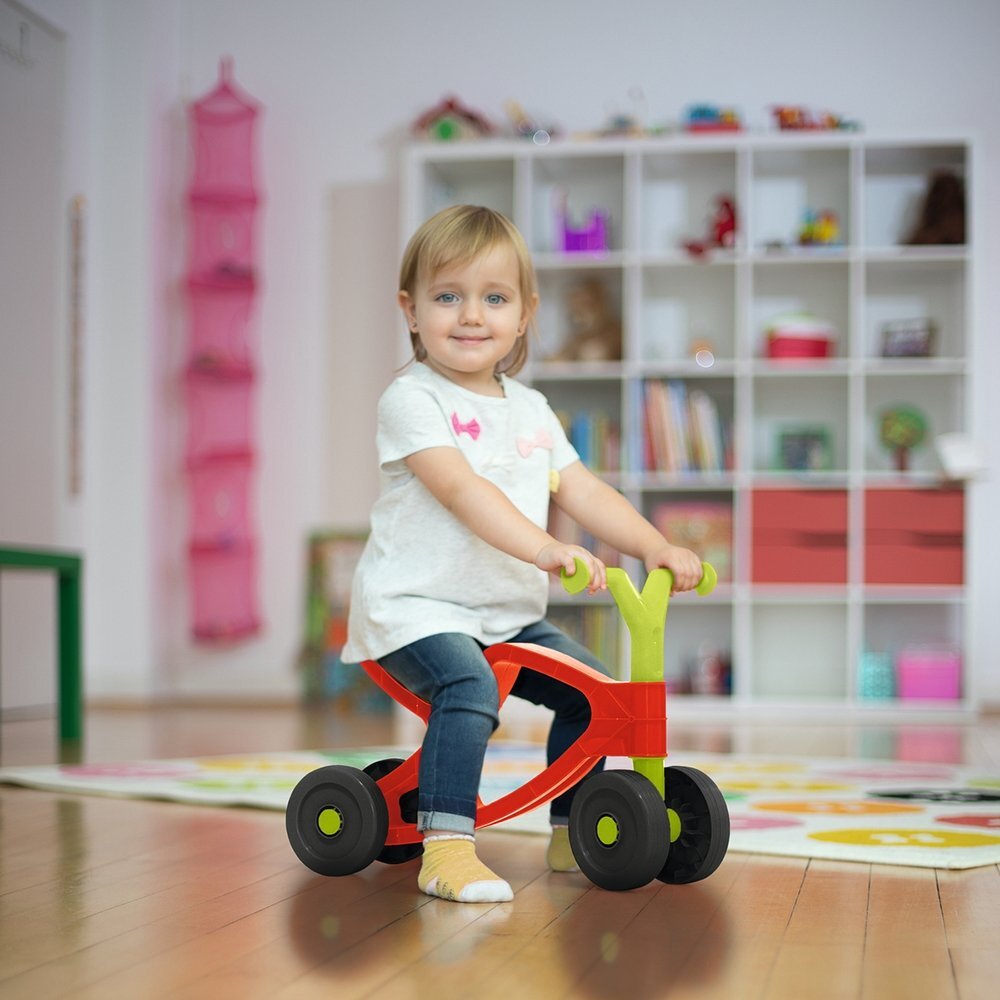 BIG Ride-On fara pedale Flippi red green sezut ergonomic varsta recomandata 15 ani dimensiuni 49x21x36 cm