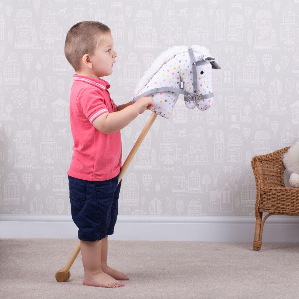BigJigs Toys Calut cu tija din lemn