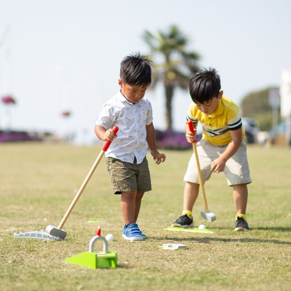 BigJigs Toys Joc mini golf din lemn