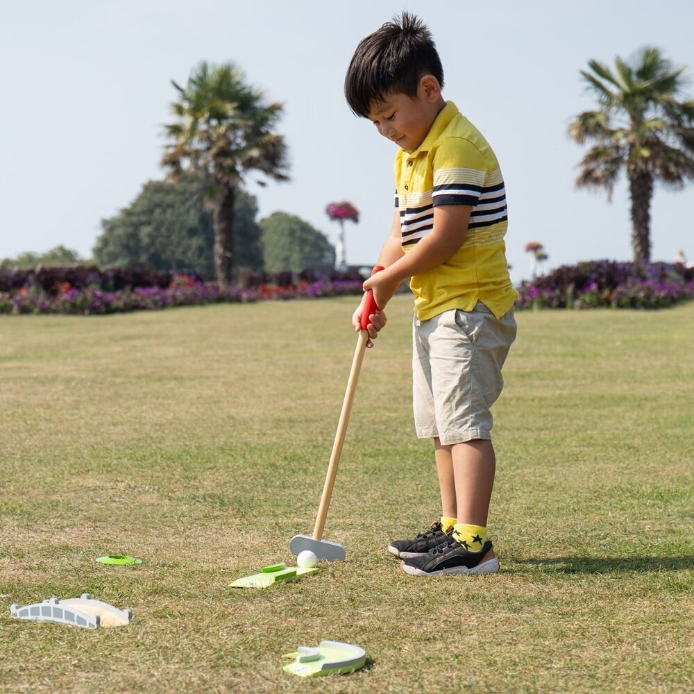 BigJigs Toys Joc mini golf din lemn