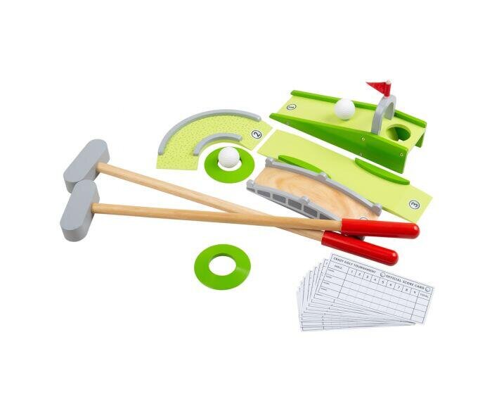 BigJigs Toys Joc mini golf din lemn
