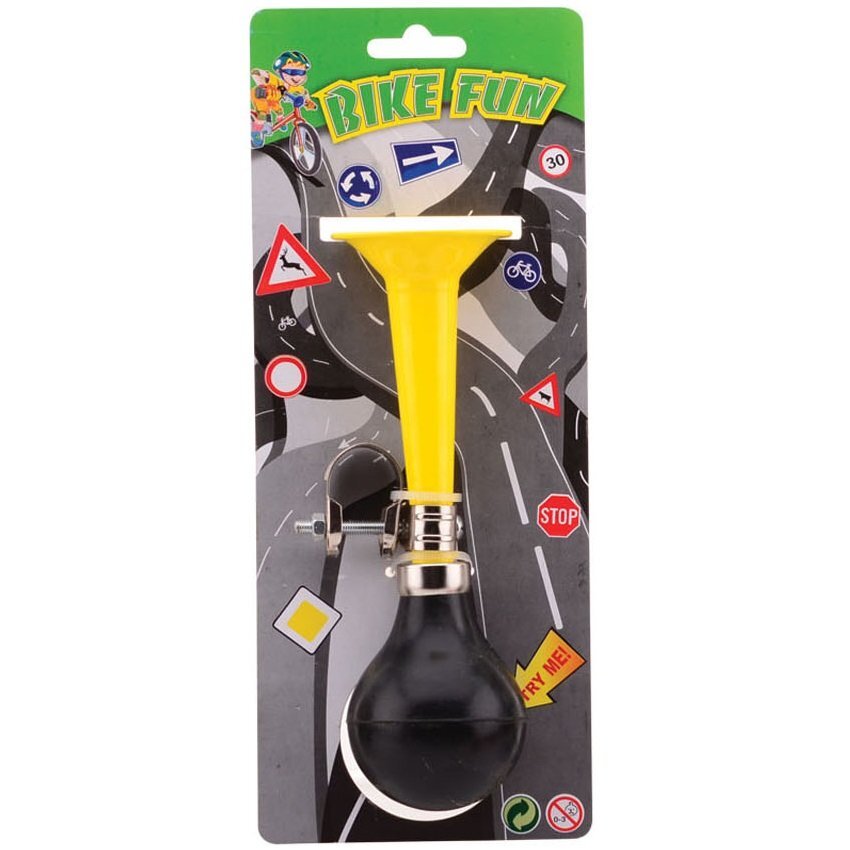 Bike Fun Claxon mini-trompeta galbena
