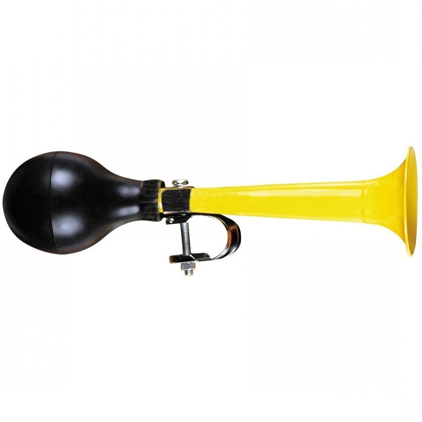 Bike Fun Claxon mini-trompeta galbena