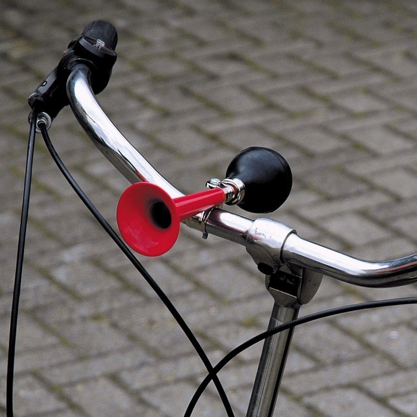 Bike Fun Claxon mini-trompeta rosie