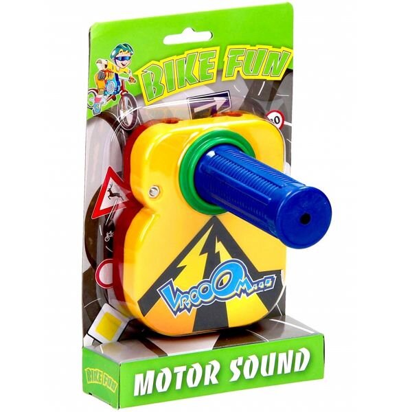 Bike Fun Maner galben pentru bicicleta cu zgomot de motor