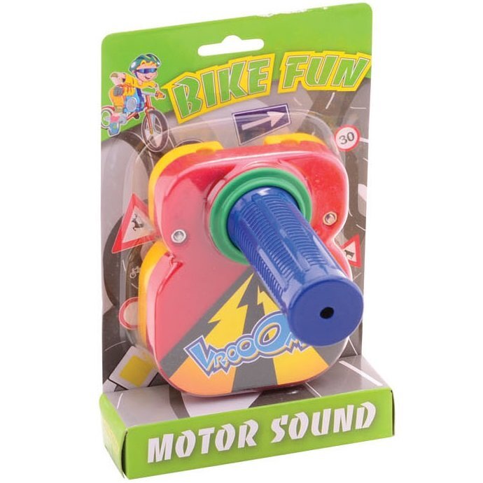 Bike Fun Maner rosu pentru bicicleta cu zgomot de motor