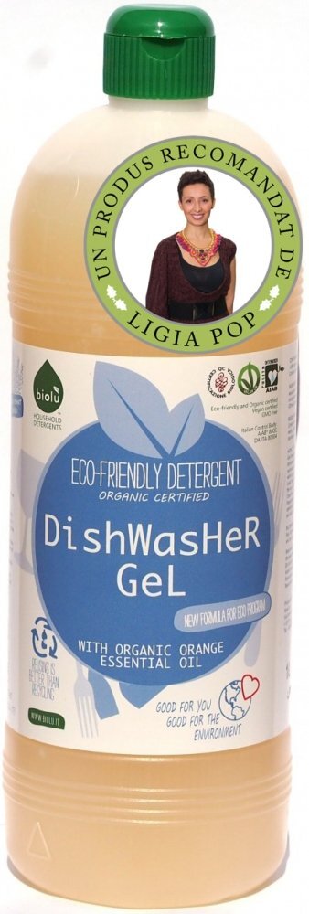 Biolu Gel ecologic pentru masina de spalat vase 1L