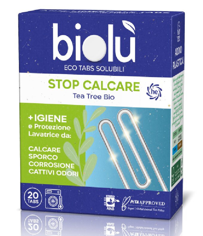 Biolu Tablete anticalcar cu tea tree ecologice 20 bucati 47.5g