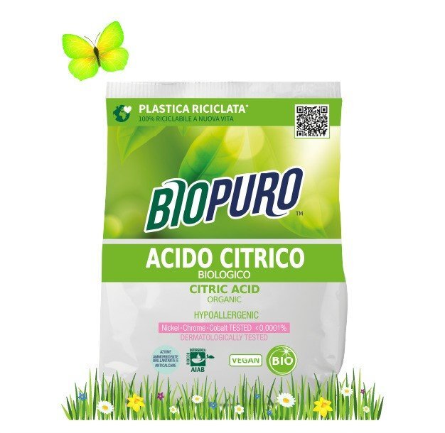 Biopuro Acid citric pentru rufe hipoalergen ecologic 450g