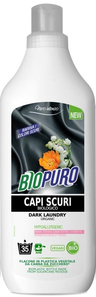 Biopuro Detergent hipoalergen pentru rufe negre bio 1000ml