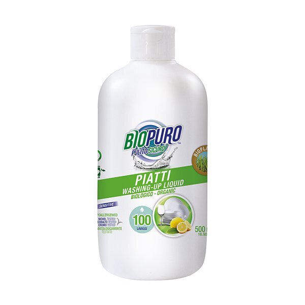 Biopuro Detergent hipoalergen pentru vase bio 500ml