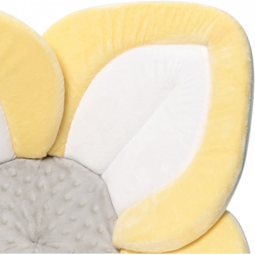 BloomingBath Cadita de plus si salteluta de joaca Lotus Galben