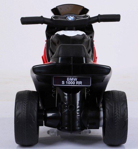 BMW Motocicleta electrica pentru copii S1000RR Rosu 69x44x36.5 cm varsta 1.5-4 ani roti si scaun din plastic putere 25W