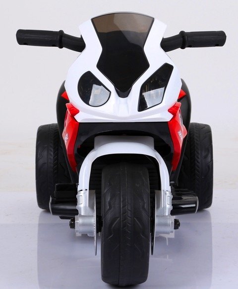 BMW Motocicleta electrica pentru copii S1000RR Rosu 69x44x36.5 cm varsta 1.5-4 ani roti si scaun din plastic putere 25W