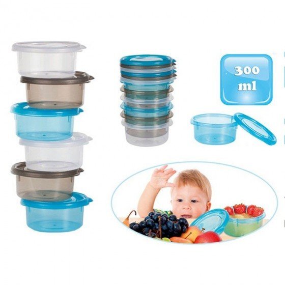 BO Jungle Mini caserole de stocare si depozitare mancare pentru bebelusi