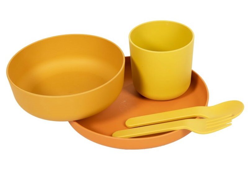 BO Jungle Set 5 accesorii masa bebelusi Ocru