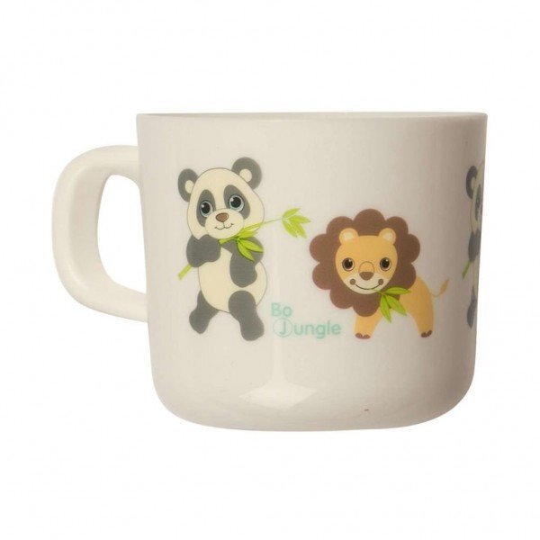 BO Jungle Set cina pentru bebelusi Panda si Leu in forma de inima