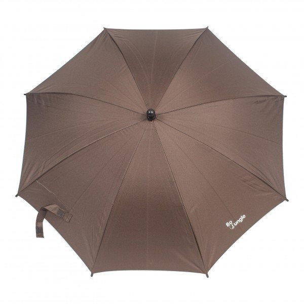 BO Jungle Umbrela pentru carucior copii Maro cu factor protectie UV si prindere universala