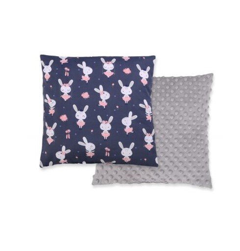 Bobono Perna bebelusi cu doua fete 35x35 cm Blue Rabbit