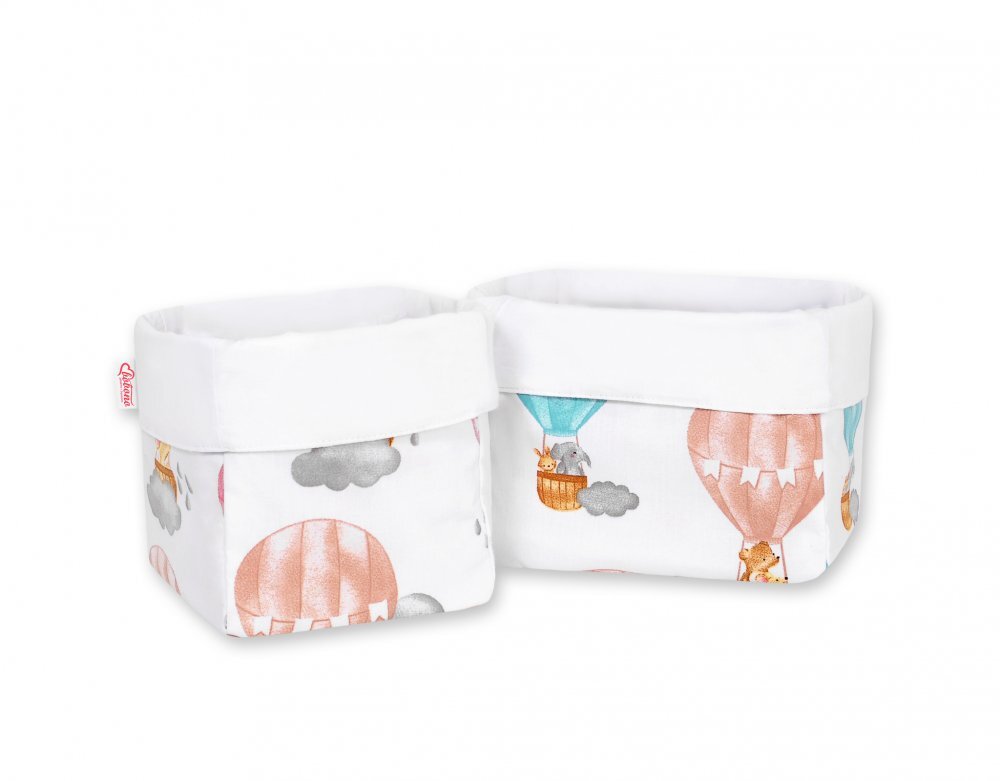 Bobono Set 2 cosuri pentru depozitare jucarii si accesorii Colorful Balloons