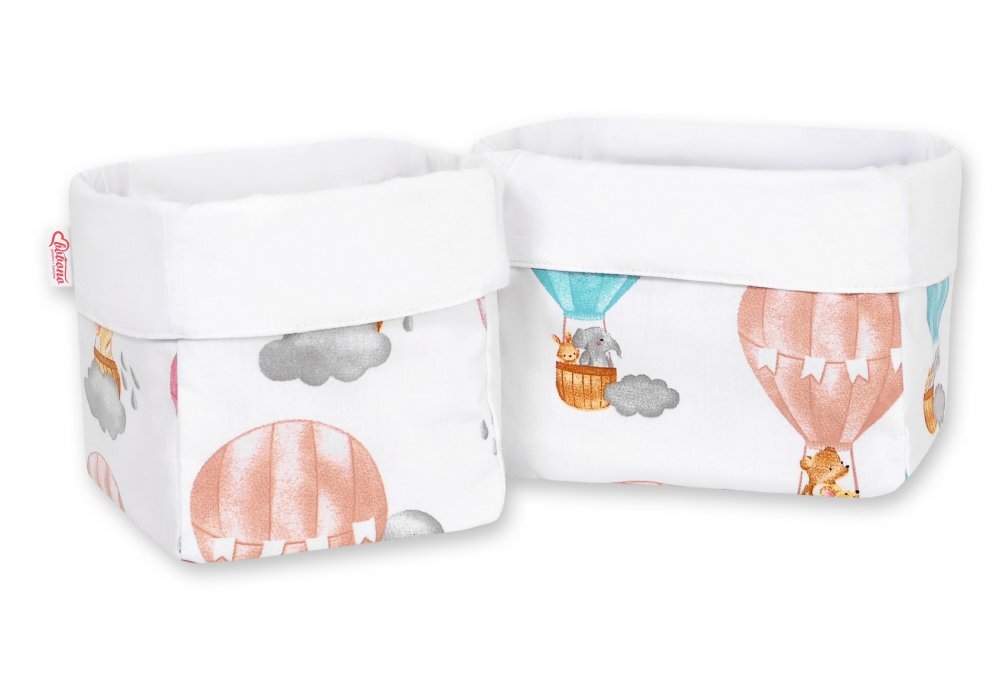 Bobono Set 2 cosuri pentru depozitare jucarii si accesorii Colorful Balloons
