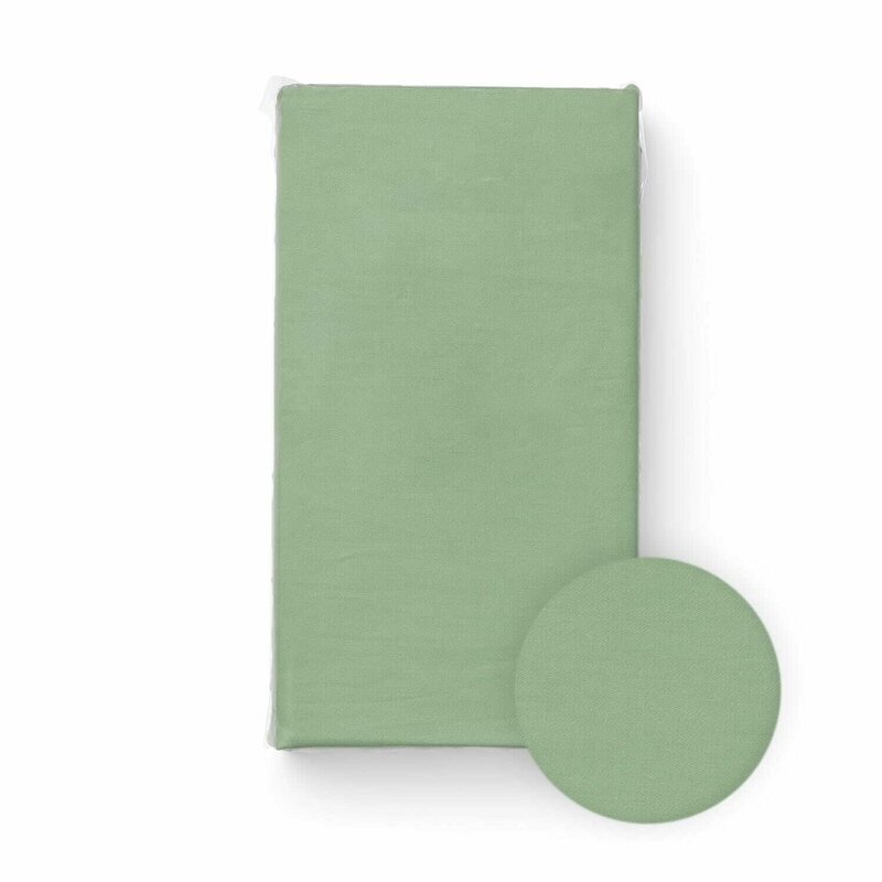 Bocioland Cearceaf cu elastic pentru patut copii Green 120x60 cm din 100 bumbac jersey 0 luni+
