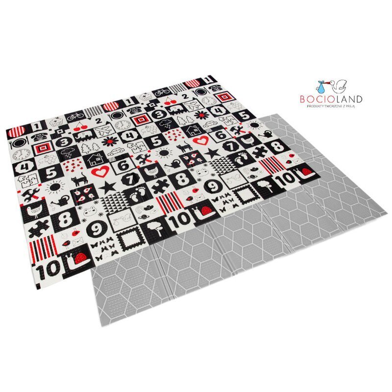 Bocioland Covoras de joaca pliabil 200x150 cm Honeycomb
