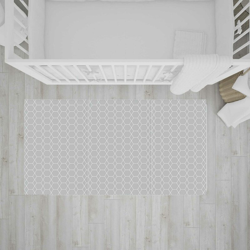 Bocioland Covoras de joaca pliabil 200x150 cm Honeycomb