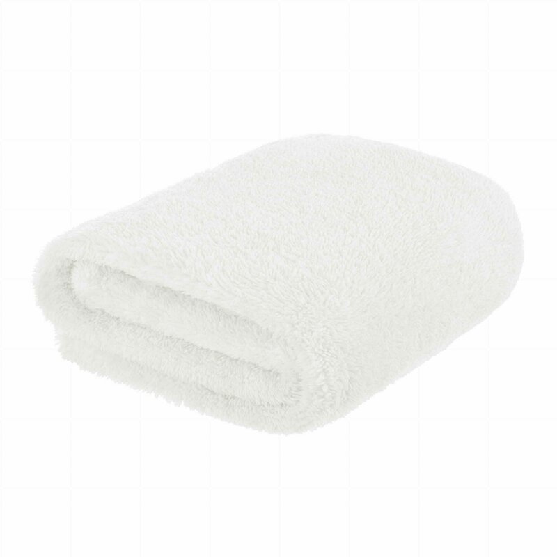Bocioland Paturica pufoasa pentru copii din fleece 80 x 100 cm Ecru