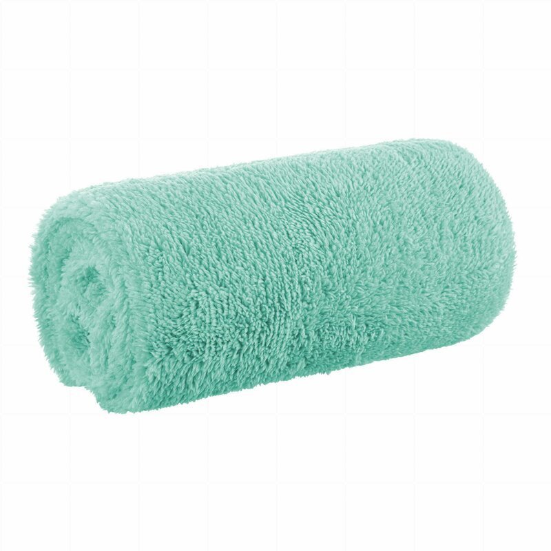 Bocioland Paturica pufoasa pentru copii din fleece 80 x 100 cm Mint
