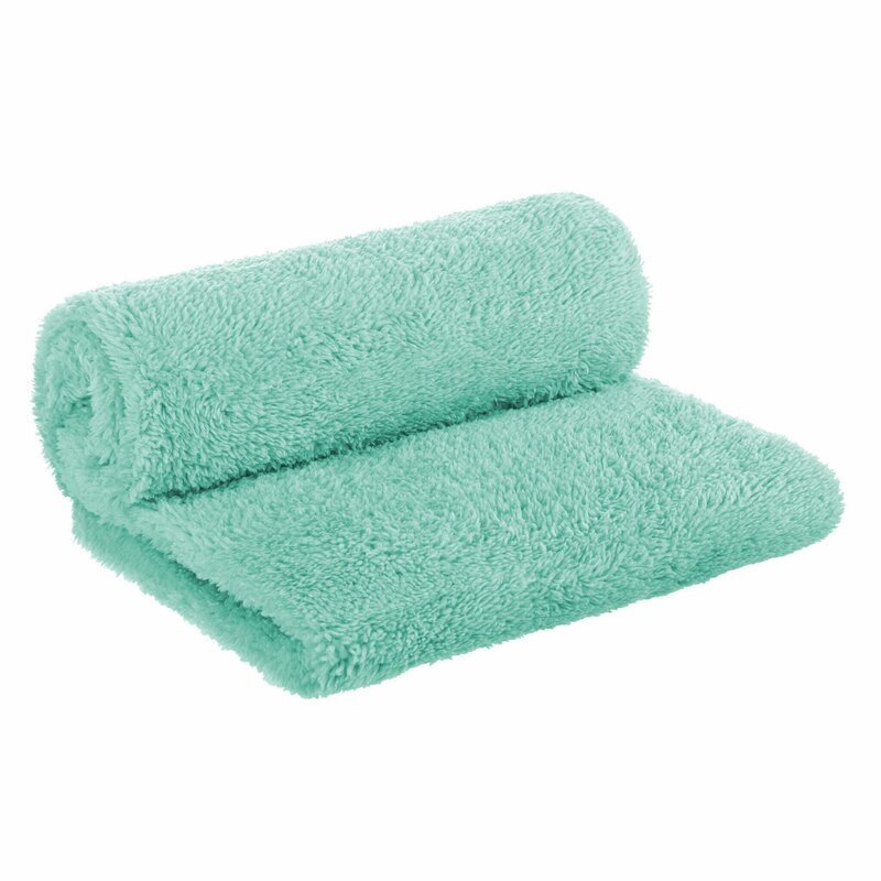 Bocioland Paturica pufoasa pentru copii din fleece 80 x 100 cm Mint