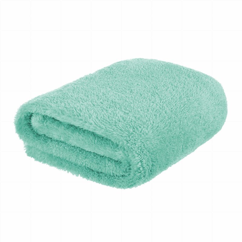 Bocioland Paturica pufoasa pentru copii din fleece 80 x 100 cm Mint