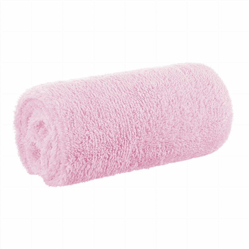 Bocioland Paturica pufoasa pentru copii din fleece 80 x 100 cm Pink