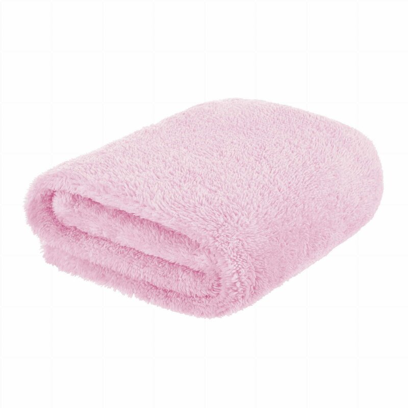 Bocioland Paturica pufoasa pentru copii din fleece 80 x 100 cm Pink