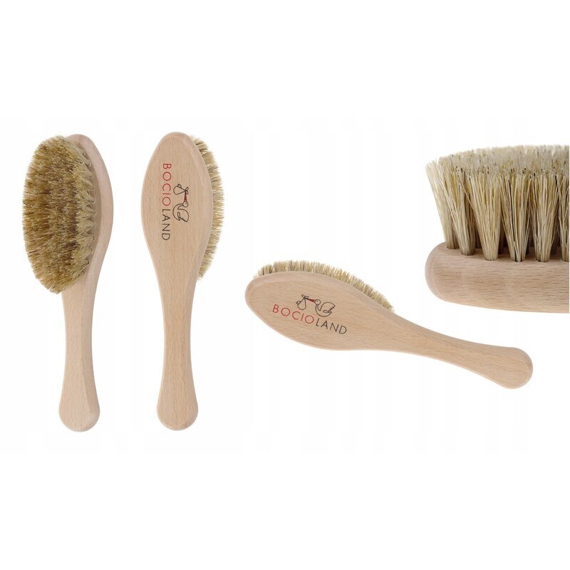 Bocioland Perie din par natural Maro