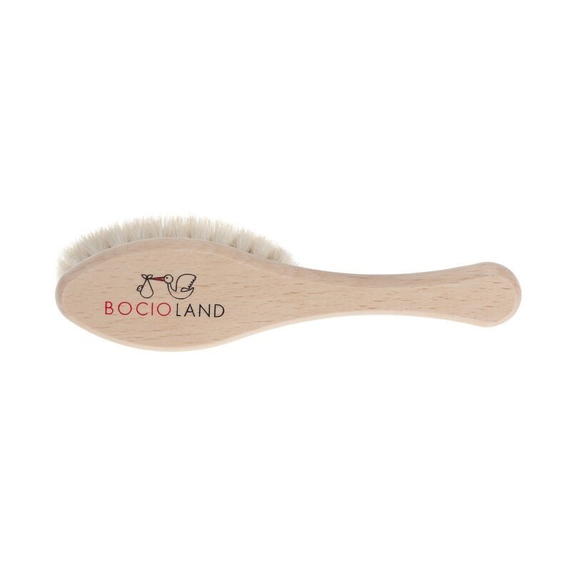 Bocioland Perie pentru bebelusi si copii Maro din par natural de capra