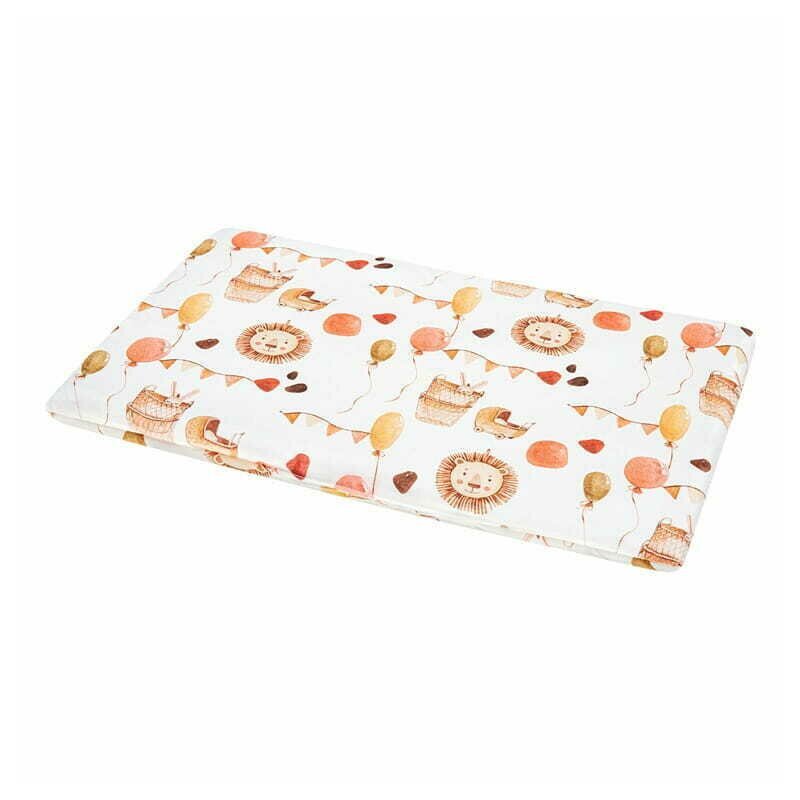 Bocioland Perna clasica de dormit Lion pentru bebelusi si copii din bambus 30x40 cm