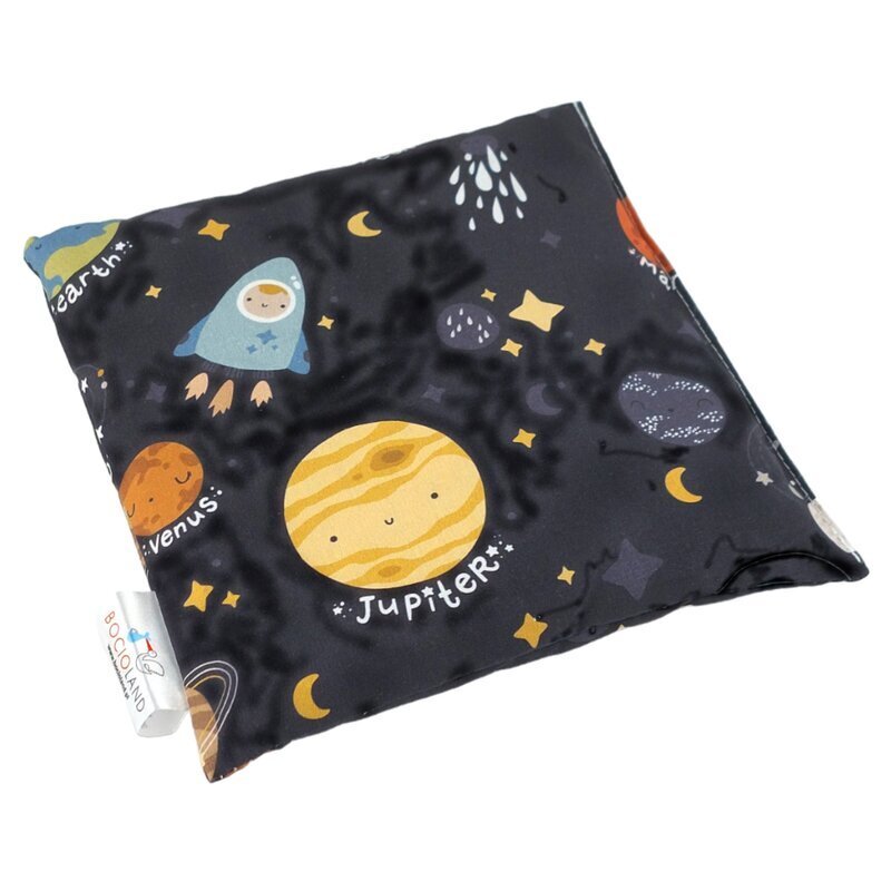 Bocioland Pernuta anticolici Bociolad Umpluta cu samburi de cirese Cu husa din bumbac 20x20 cm 0 luni+ Milky Way