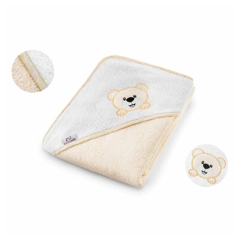 Bocioland Prosop de baie 80x80 cm Teddy Bear Beige