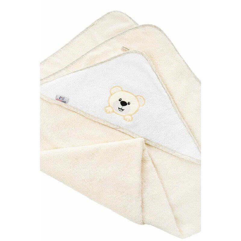 Bocioland Prosop de baie 80x80 cm Teddy Bear Beige